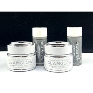 2X Glamglow 1.7oz Supermud & 1oz Supertoner FREE get 60% off + free Toner FRESH!